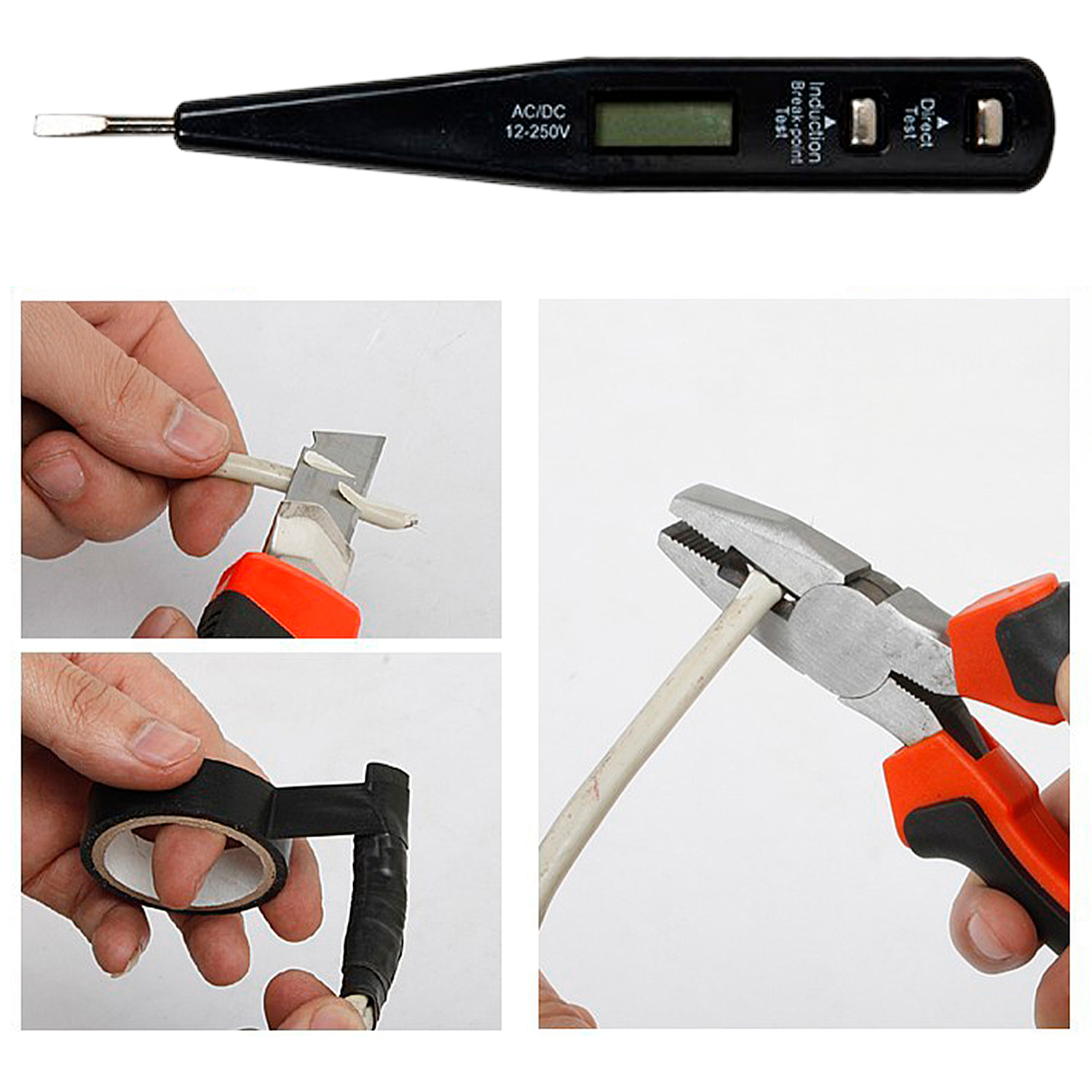 Set di strumenti domestici con valigia di trasporto e 9 pezzi.