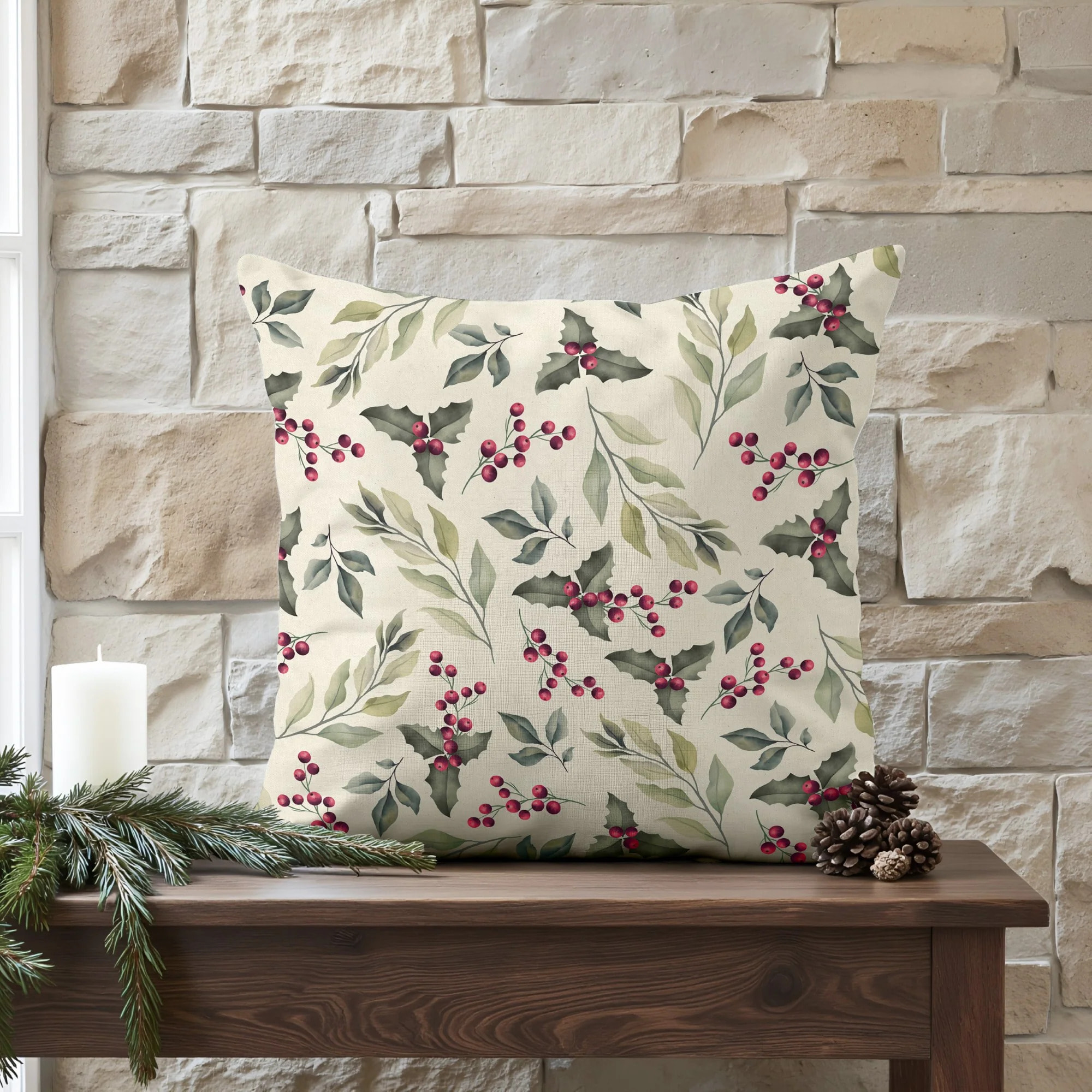 Housse de coussin 100% algodón Belum Christmas 13-102 50x50 cm