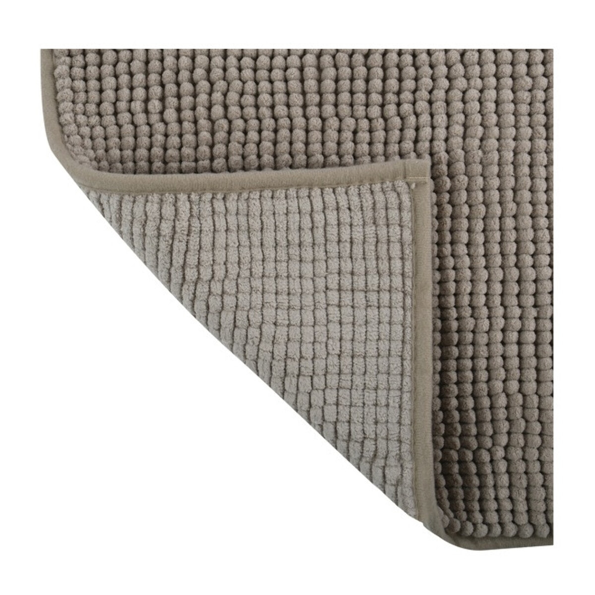 Lot de 2 tapis de bain CHENILLE 50x80 Beige MSV