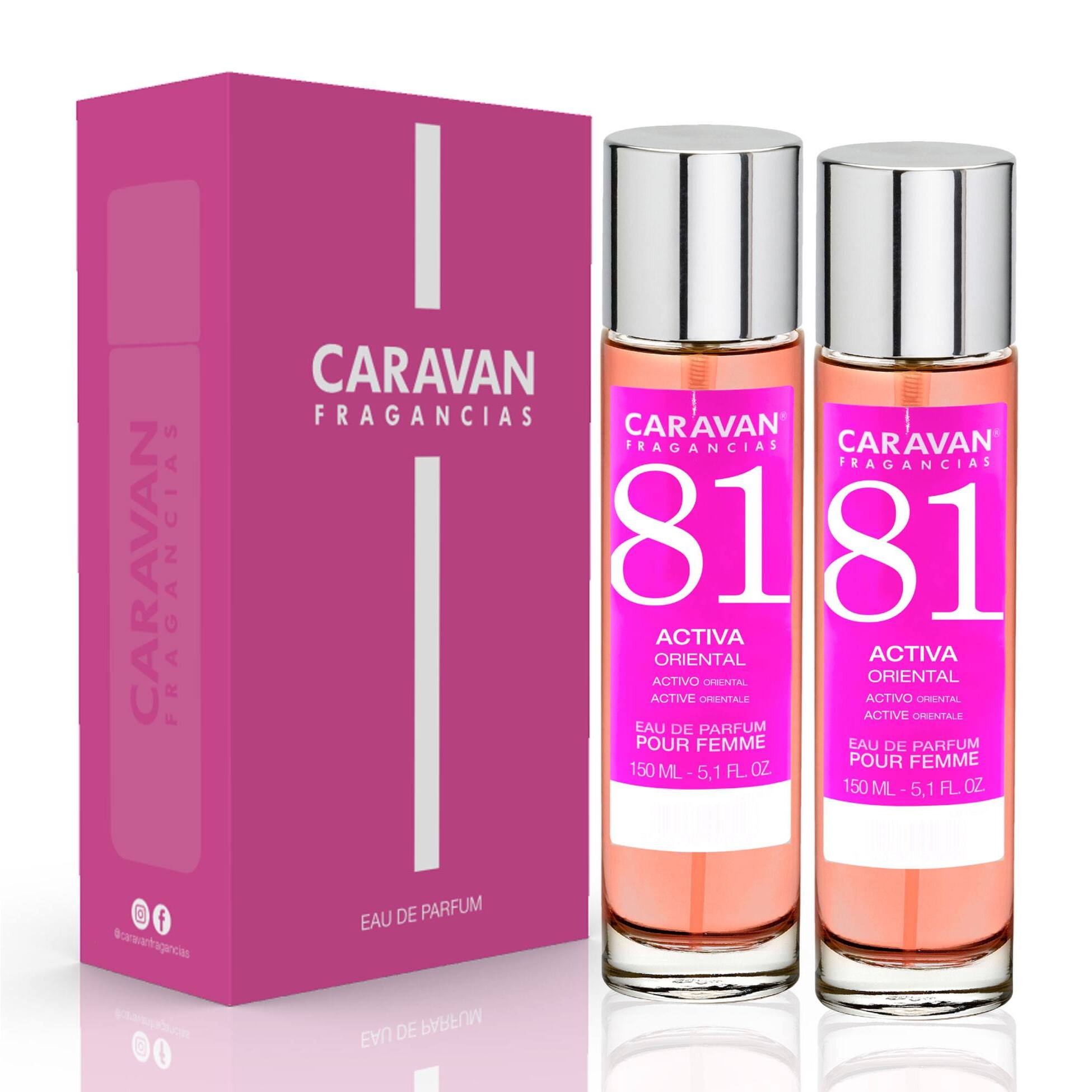Caravan fragancias - caja de regalo con 2 perfumes nº81 de 150 ml, para mujer
