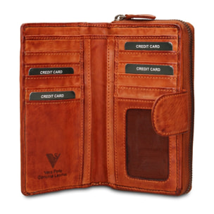 Portafoglio uomo in vera pelle - Modello Valerian Elite - 10.0 x 17.0 x 3.0 cm