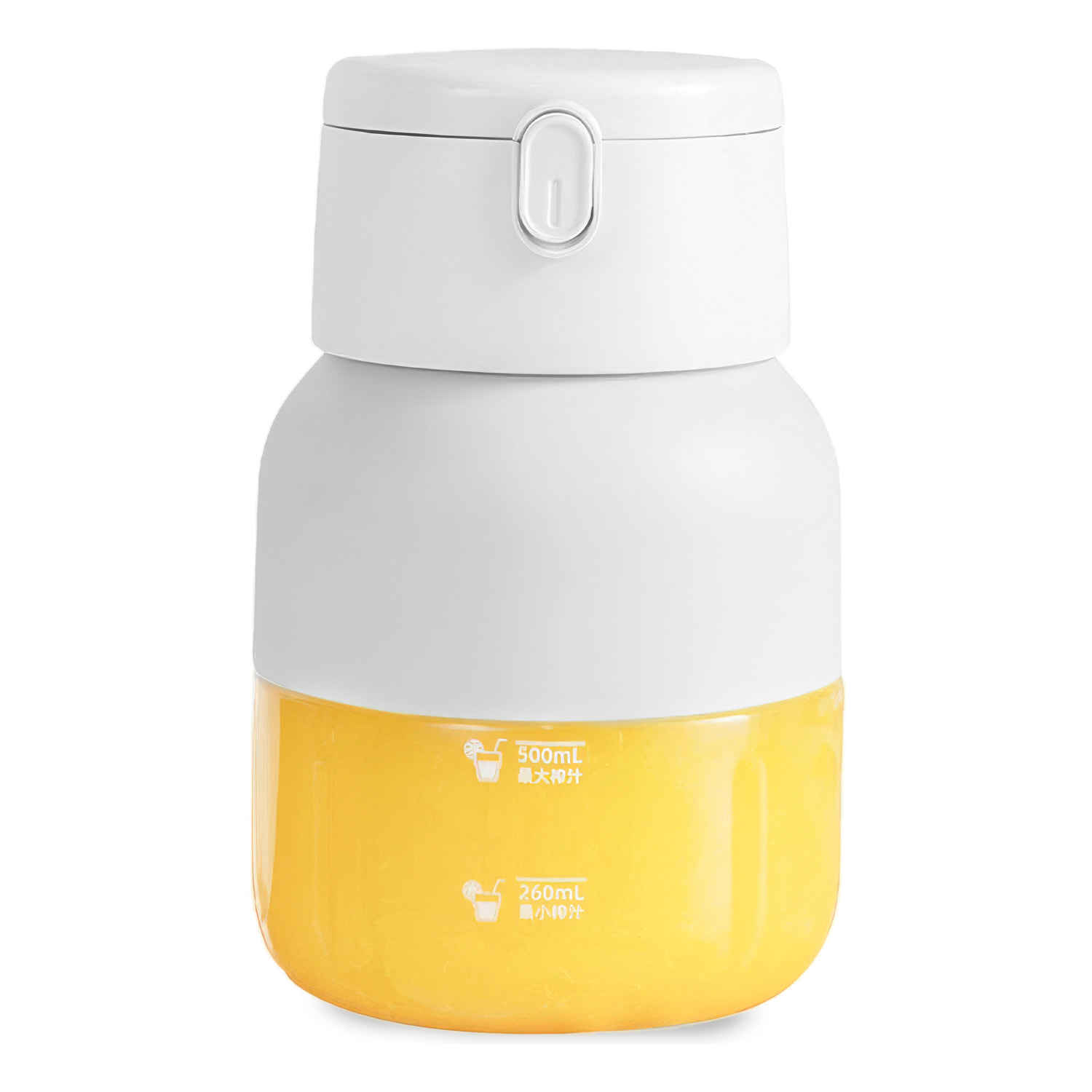 Batidora portátil eléctrica KYM-Z01 con 500ml de capacidad, 50W, batería recargable 1500mAh/7,4V y pajita de silicona.