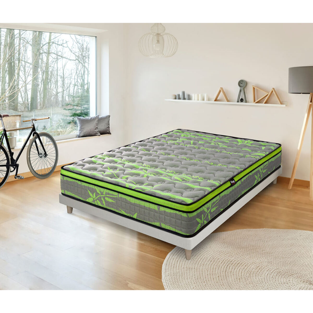 Colchón Viscoelástico HR Nature Sport de SonnoMattress, Altura 27 cm