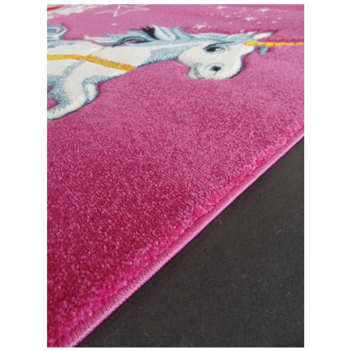 Tapis enfant licorne, forme ronde ou carrée
