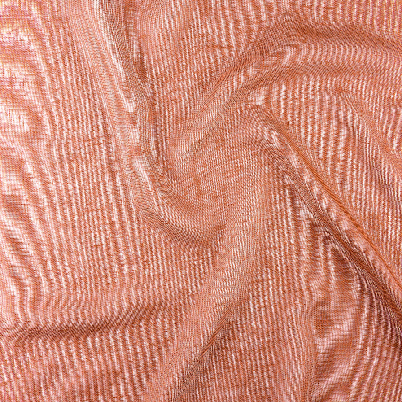 Voilage uni et tamisant en poly/lin - Rose