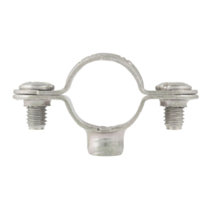 Collier Atlas simple en acier zingué blanc - M7x150 - Ø 40 mm - Boite de 50 - SCELL-IT - CS40