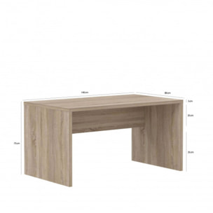 Bureau 140 cm Chêne Sonoma- CALPE