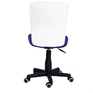 Silla de estudio infantil Píntame Morado - Blanco