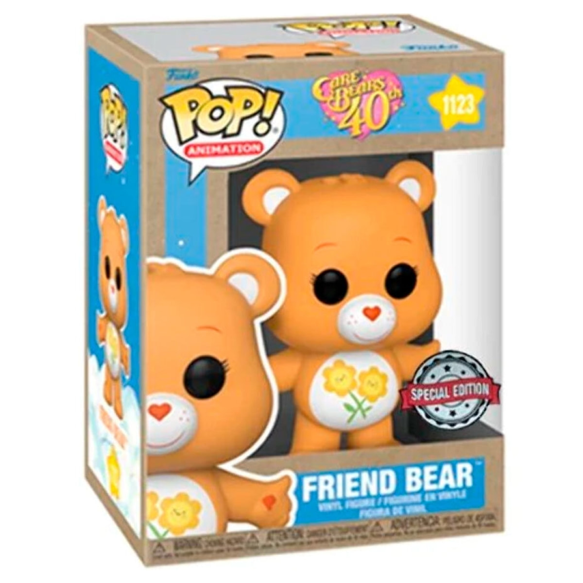 Pop Figura Care Bears 40th Anniversary Friend Bear Esclusiva Funko