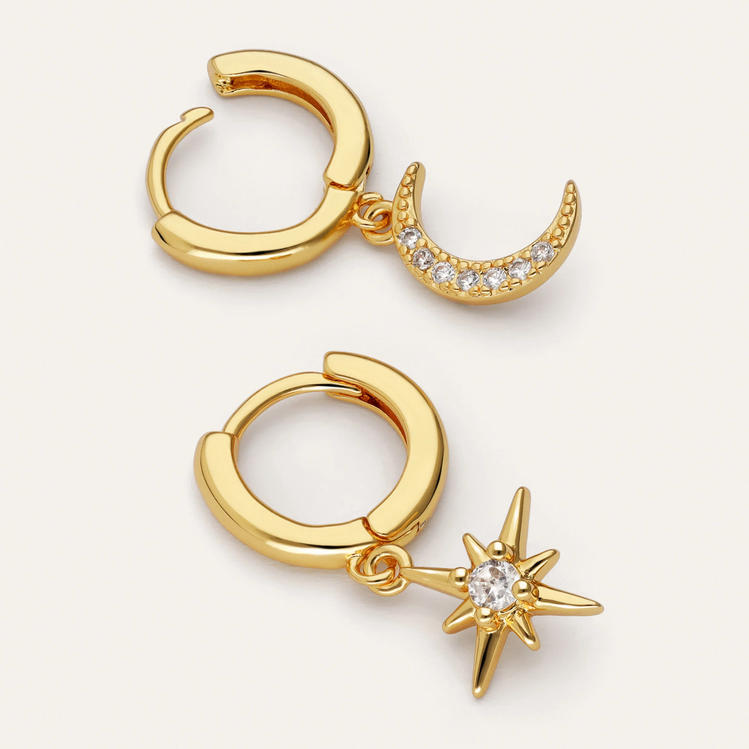 Orecchini Polar Moon Spark Placcato Oro