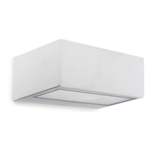 LEDS·C4 Aplique Ip44 Nemesis Aluminium 70*170Mm R7S 100W Blanco 1498Lm