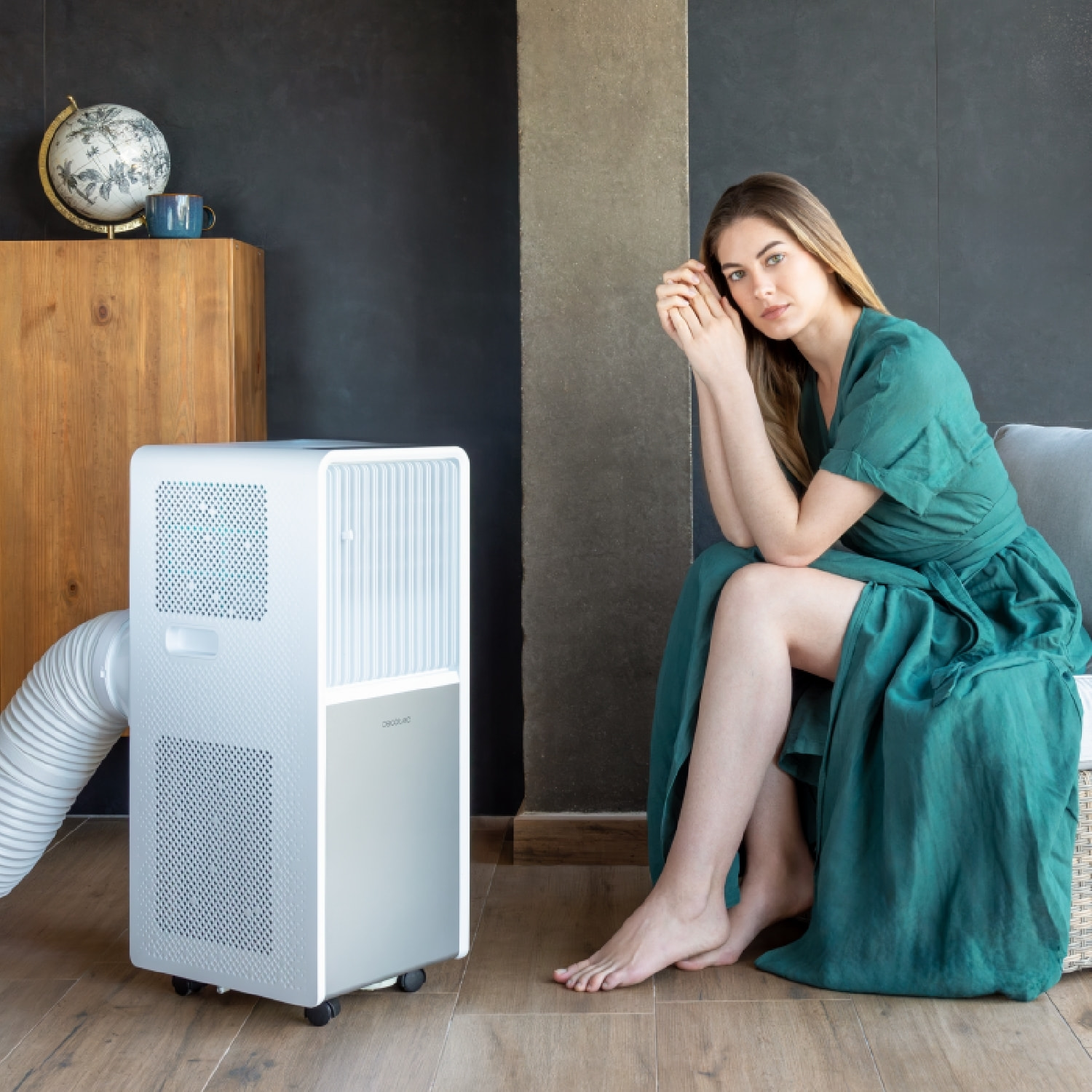 Cecotec Climatiseur portatif ForceClima 9550 Style Heating Connected