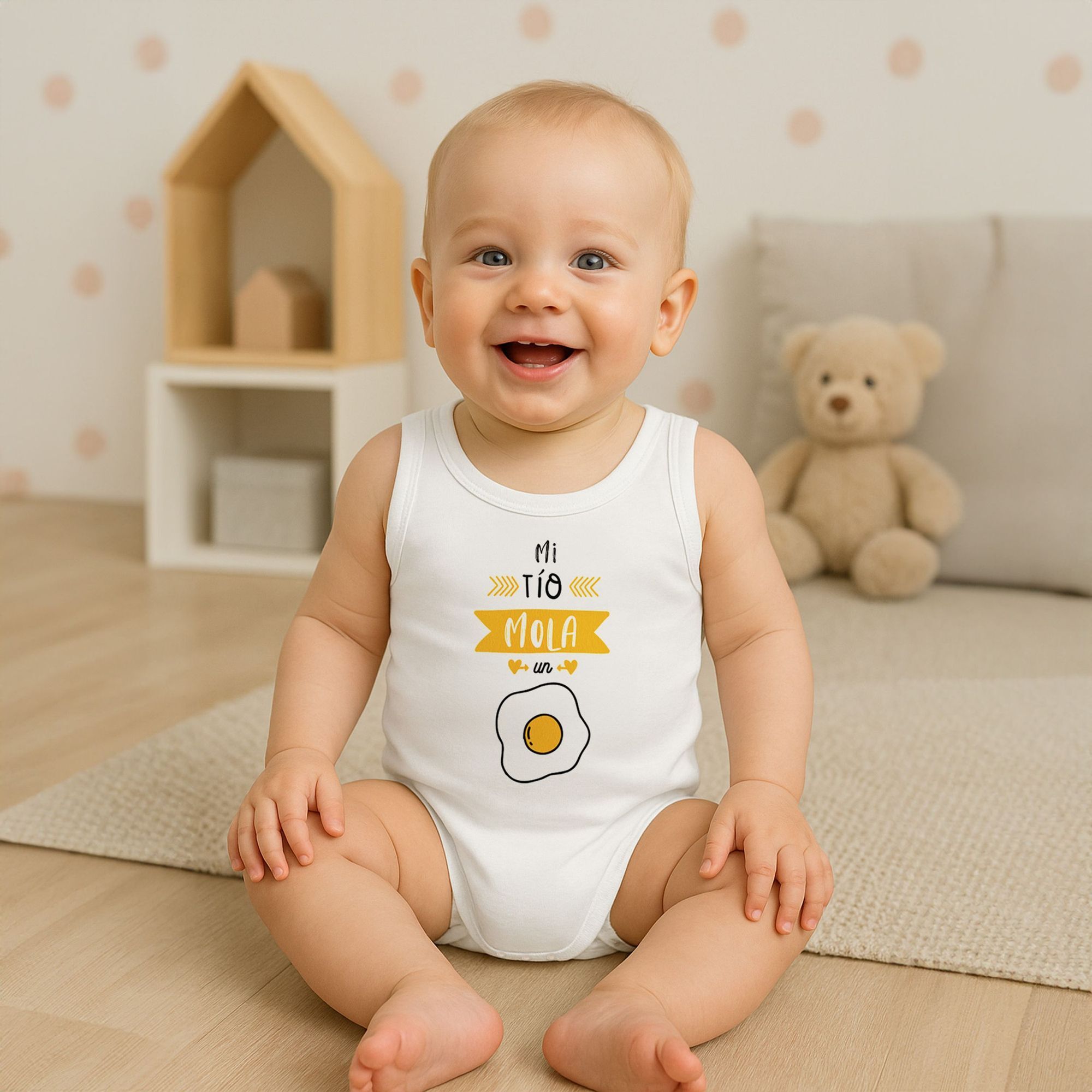 Body bebé tirantes personalizado frases