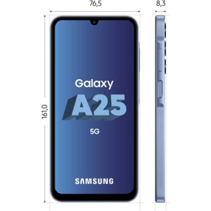 Smartphone SAMSUNG Galaxy A25 Bleu 256Go 5G