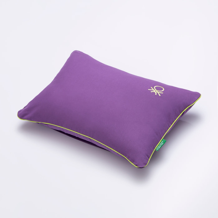 Cojín 40x60cm 300gr 70% algodón + 30% poliéster morado rainbow benetton