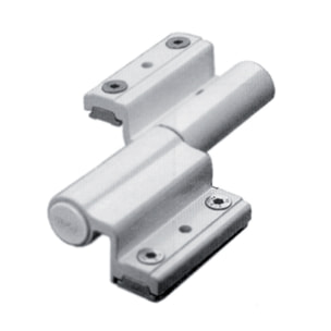 Paumelle à clamer porte fenêtre Venice Baby FAPIM gorge 12x15 - Blanc 9010 - 5603C-32