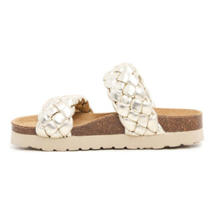 SANDALIA PLATAFORMA BILLOWY DORADO