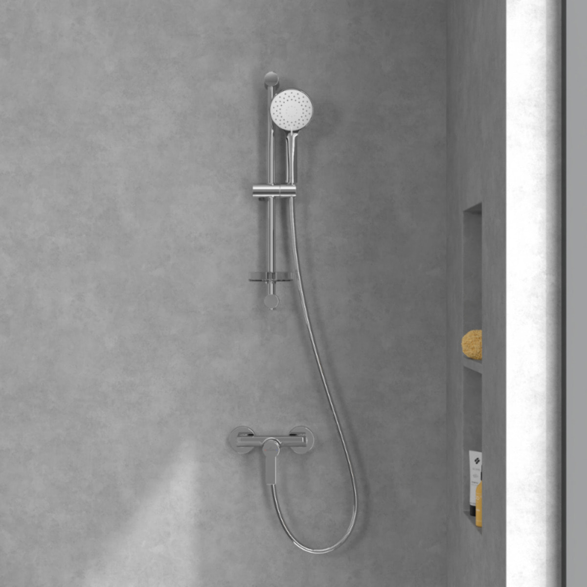 Mitigeur mécanique douche Architectura