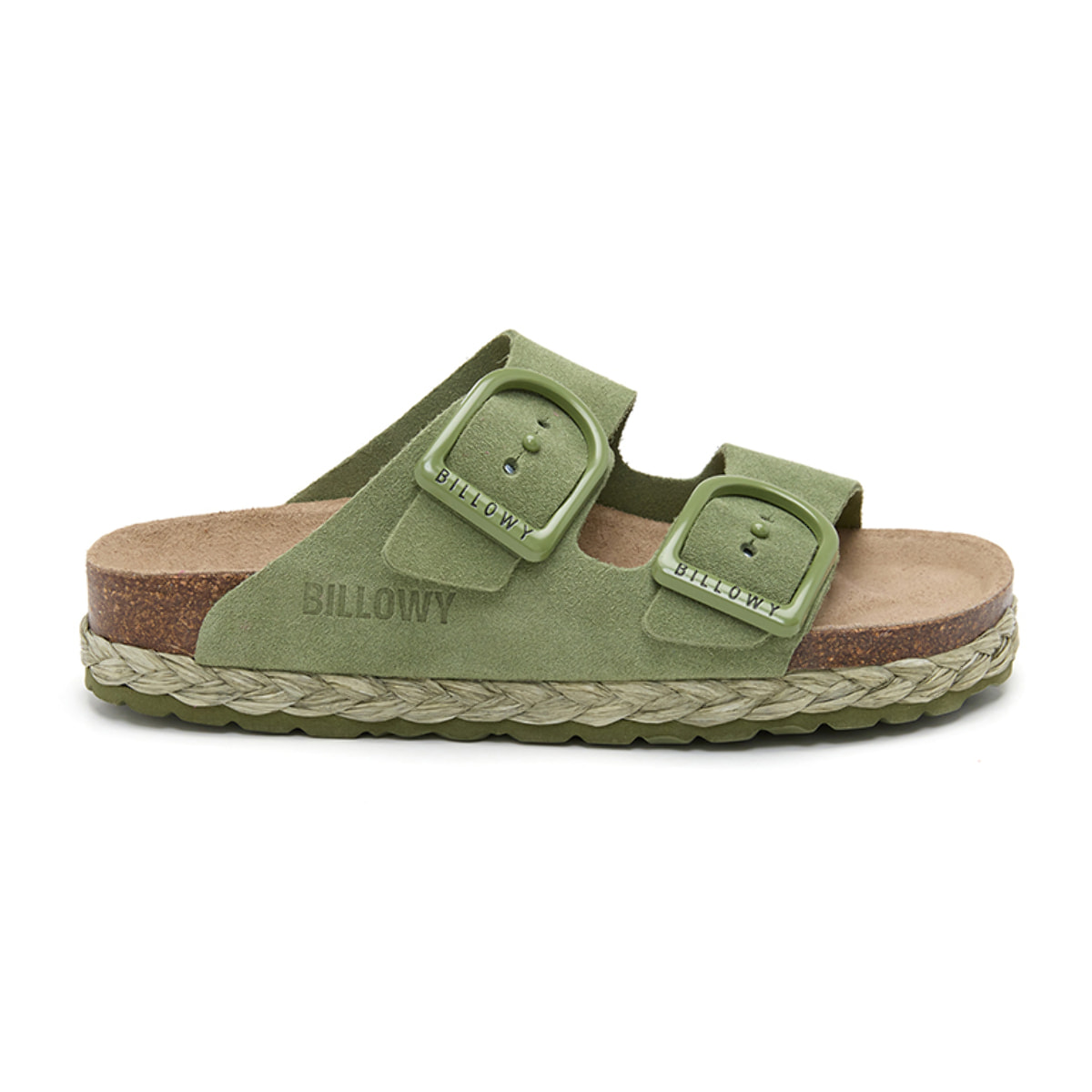 SANDALO CON ZEPPA BILLOWY VERDE