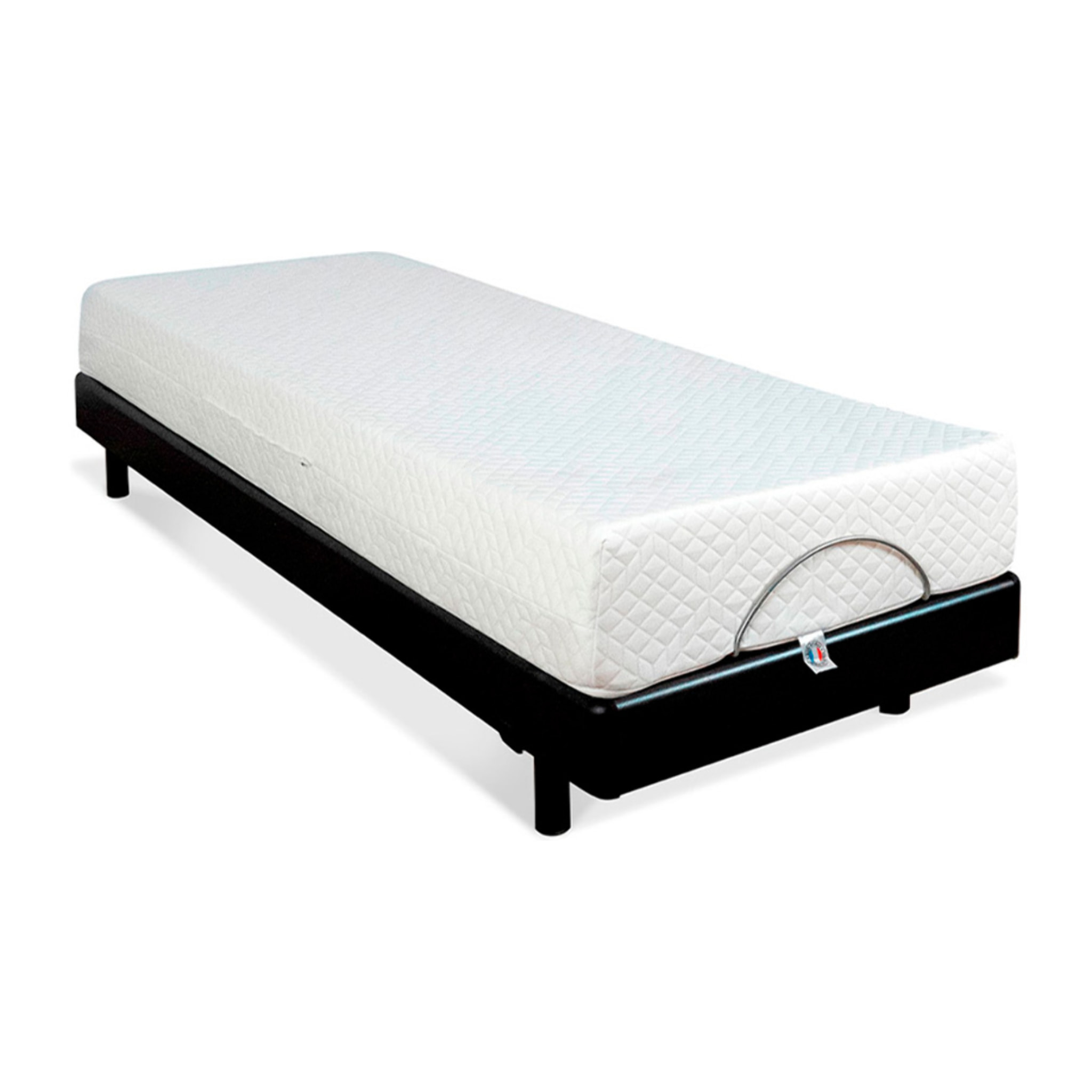 Ensemble Superflex 1 place | Sommier électrique + Matelas Mémoire de forme