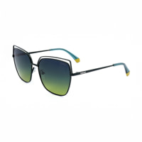 Polaroid - lunettes soleil - noir - Couleur des verres : vert - indice solaire : cat. 3