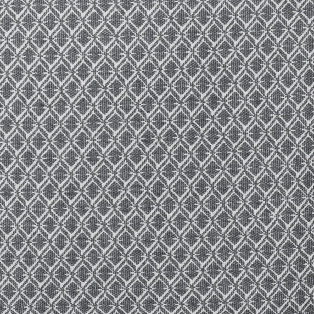 Coussin - motifs otto - coton - gris - 30X50 cm