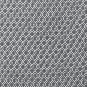 Coussin - motifs otto - coton - gris - 30X50 cm
