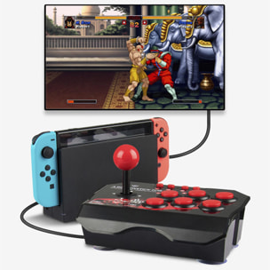 Joystick NS-002 controller di gioco arcade per Nintendo Switch, PS3, PC e Android TV.