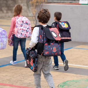 Zaino Scuola estensibile Spiderman Lui Marvel NERO