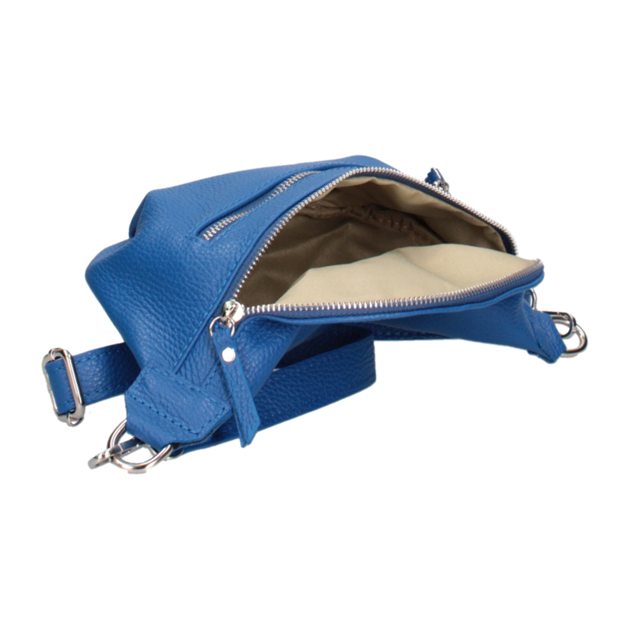 Marsupio da donna In Vera pelle Made in Italy 34x14x8 cm