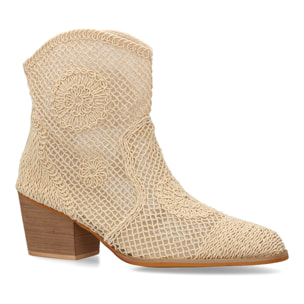 Botines de tacón cubano para mujer, comodos sin cierre, elegantes.