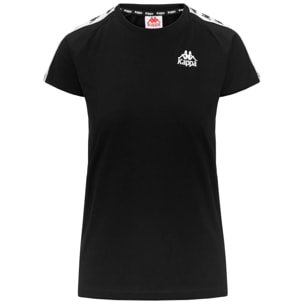 T-Shirts & Top Kappa Donna 222 BANDA APAN Nero