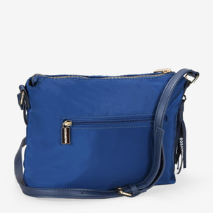 Bolso bandolera acolchado azul