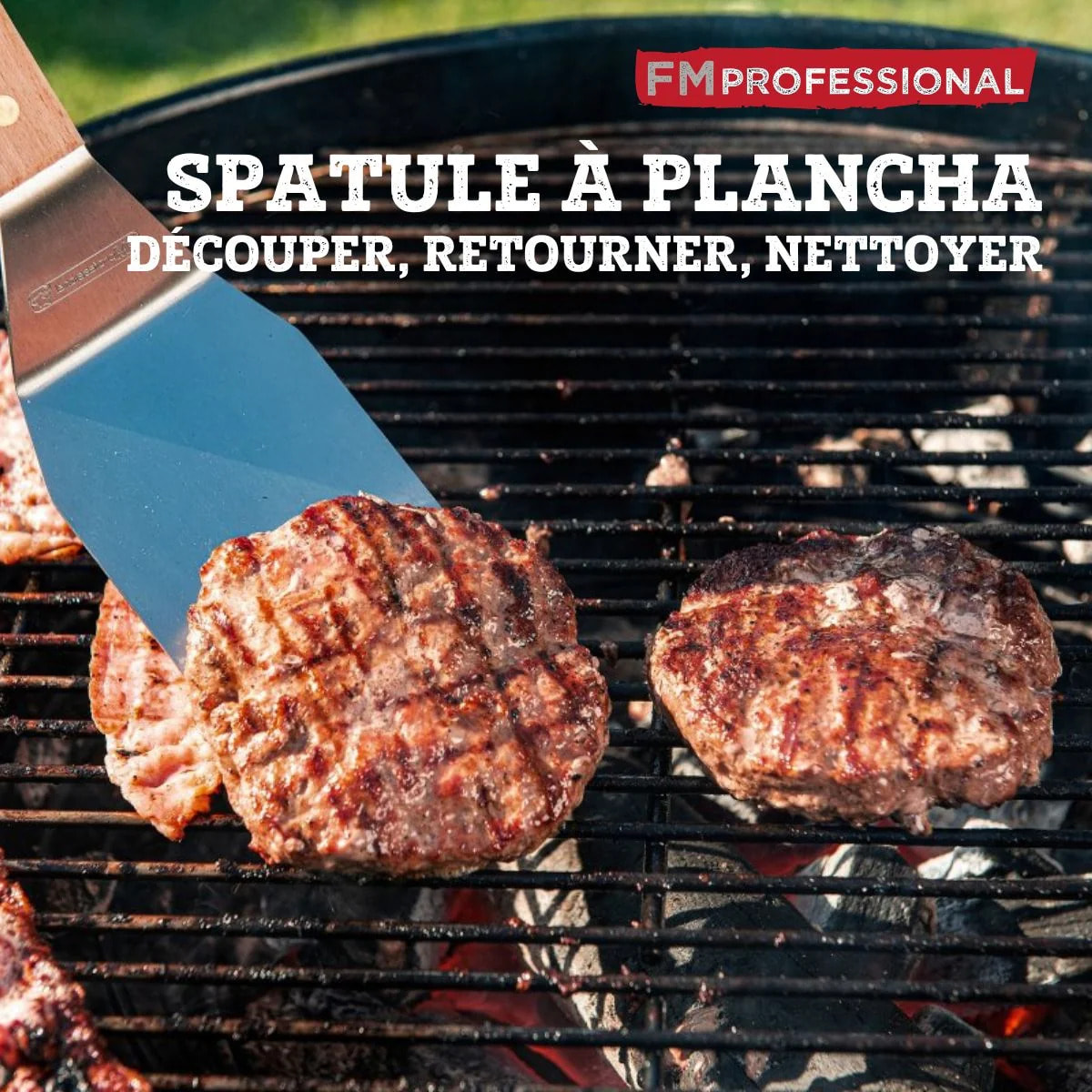 Spatule à plancha 27,5 cm FM Professional