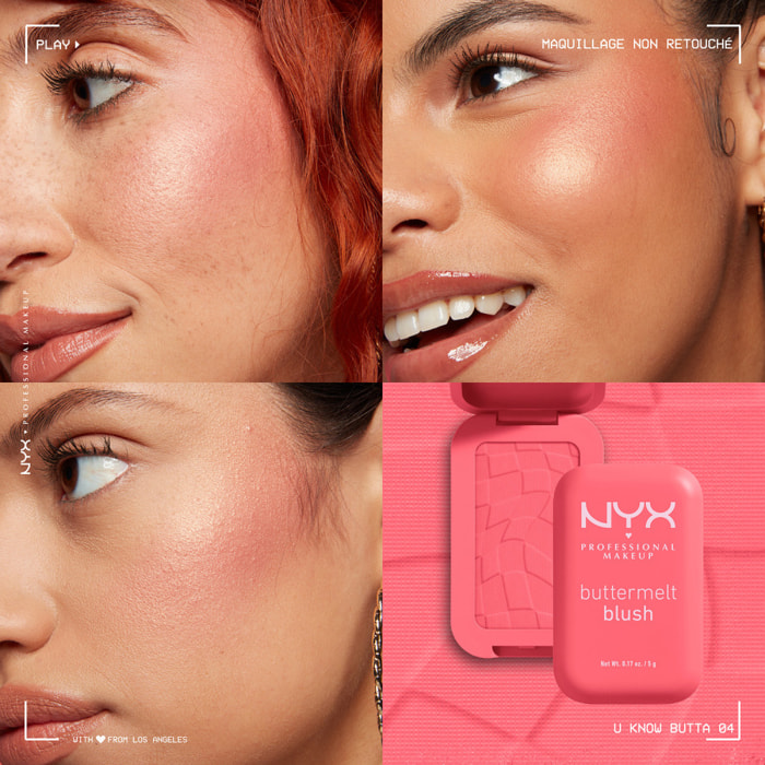 NYX Professional Makeup Buttermelt Blush Blush U KNOW BUTTA