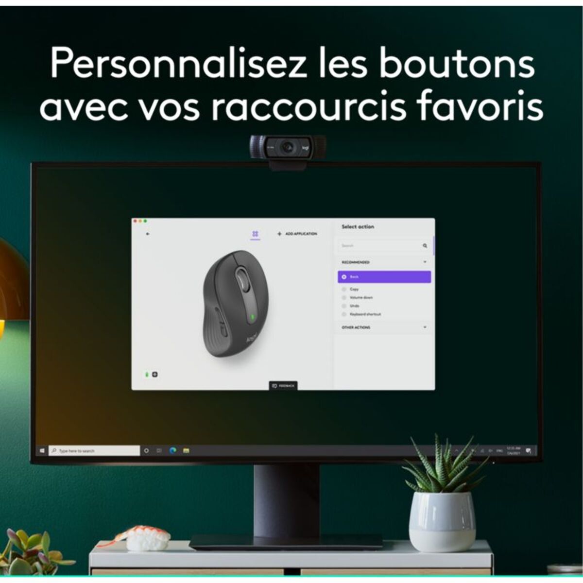 Souris sans fil LOGITECH Signature M650 L Graphite - grde taille