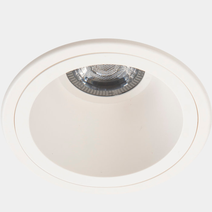 LEDS C4 Downlight Lite Ø105Mm 6.7W Blanco Cálido - 3000K Cri 80 30.2º On-Off Blanco I