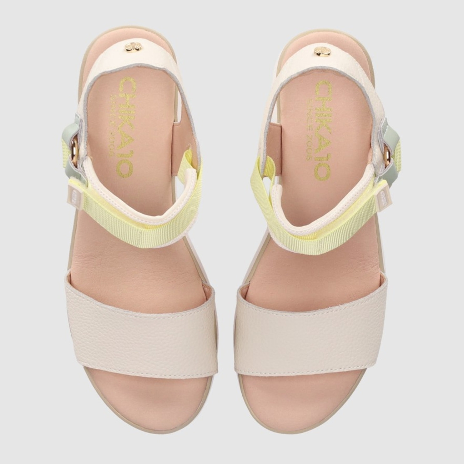 Sandalias - Multicolor - Tacón: 7 cm