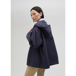 Parka corto con cappuccio