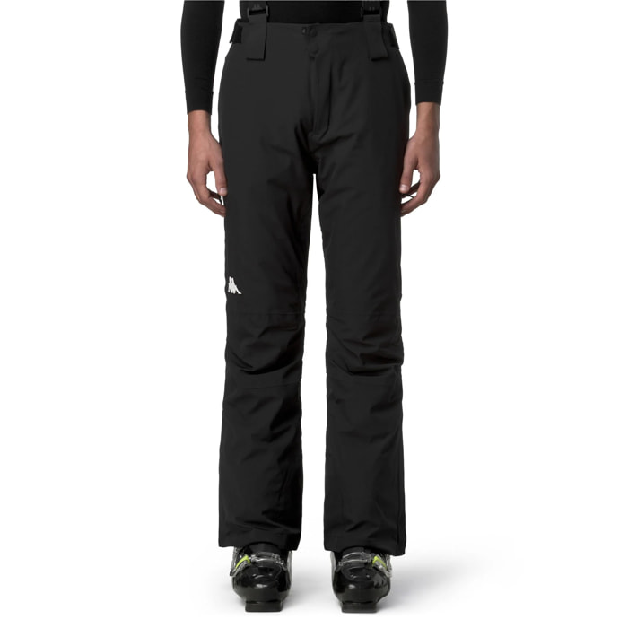 Kappa - Pantaloni Uomo Nero - 8Cento 864