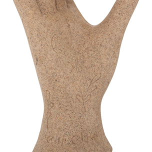 Main déco Samina H.21cm résine assorti