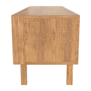 Meuble TV en bois de teck 140 cm - Bormes