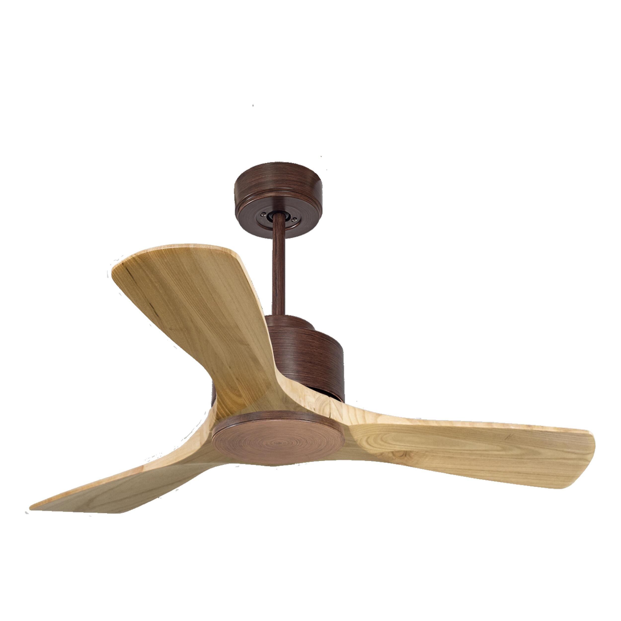 Ventilateur de plafond ø106 cm avec Wifi Réversible Hypersilence 40   W brun
