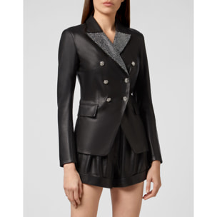 PHILIPP PLEIN Blazer de cuero