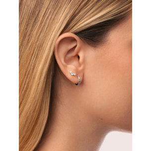 Pendiente Suelto Freesia Spark Plata