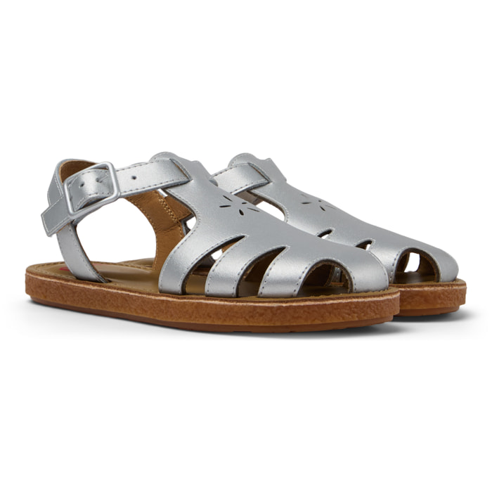 Sandalias - CAMPER Miko - Gris - Cuero liso