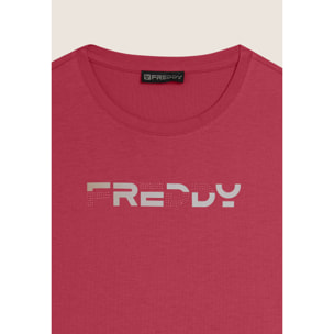 T-shirt Manica Corta con Logo FREDDY Olografico