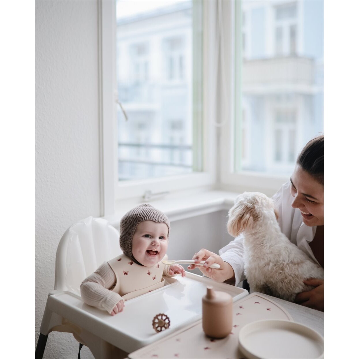 Mushie Mantel Silicona Print