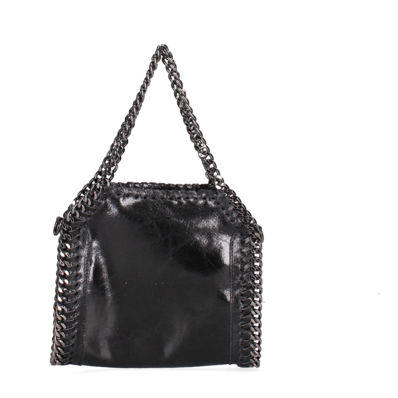 Borsa a mano da donna Made in Italy - Modello Zefira Chic - Pelle scamosciata stampata - 23.0 x 20.0 x 7.0 cm