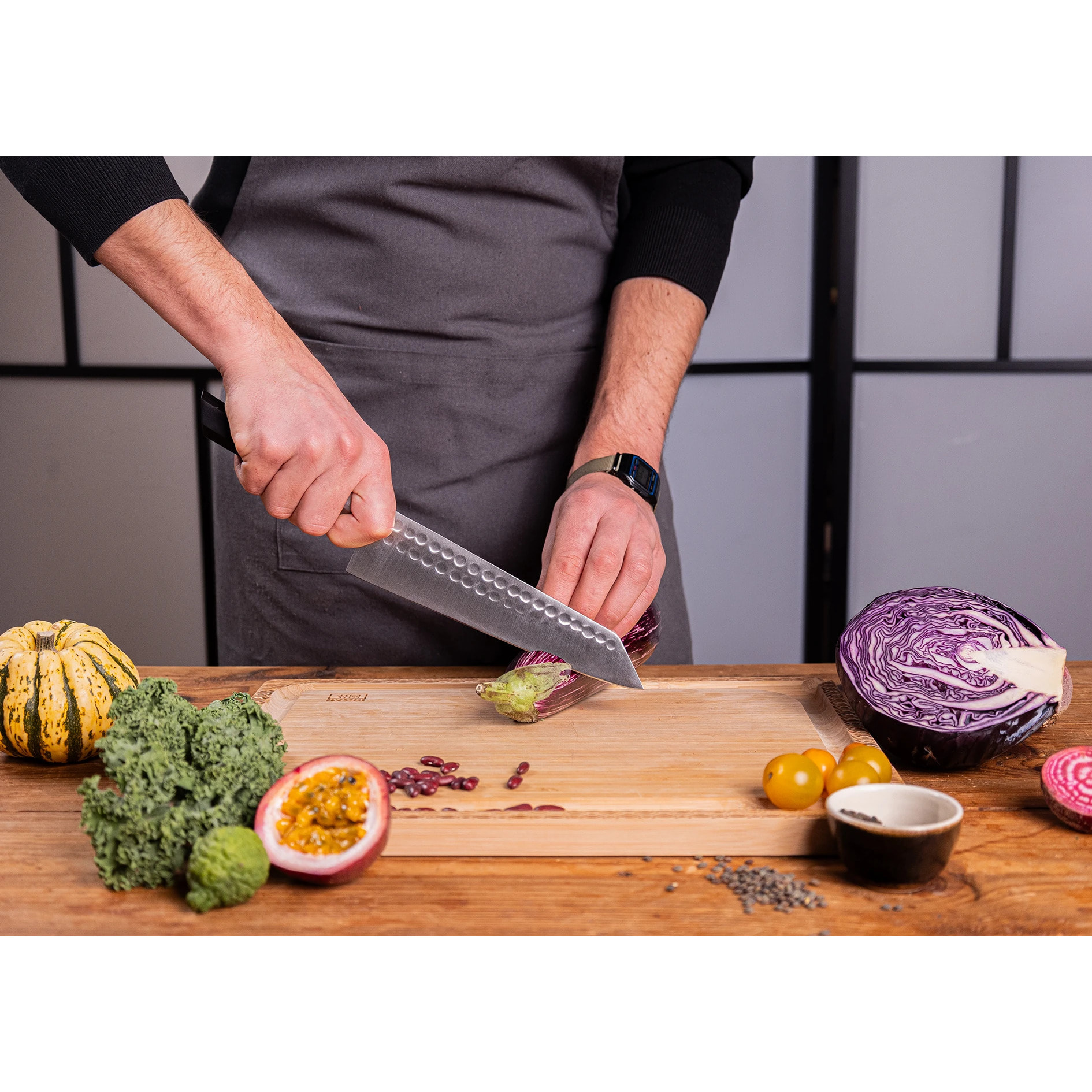 Set complet de couteaux (4 pièces) - Collection Bunka
